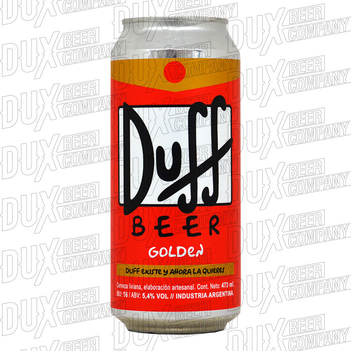 DUFF BEER GOLDEN ALE DE 473ML